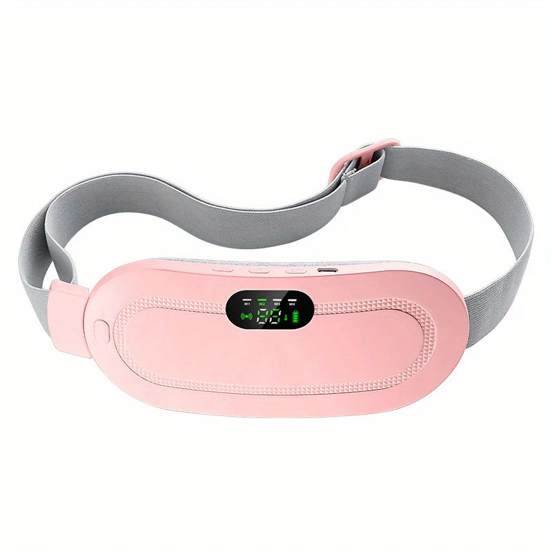 Portable Electric Menstrual Heating Pad Warm Palace Waist Belt Period Cramp Massager Dysmenorrhea Relieving Thermal Massager Belt