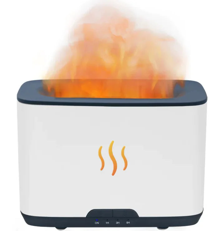 Sleek Home Office Desktop Humidifier by naiveniche
This compact, white humidifier with a modern design features a flame-like mist effect, creating a soothing ambiance in any home office space.