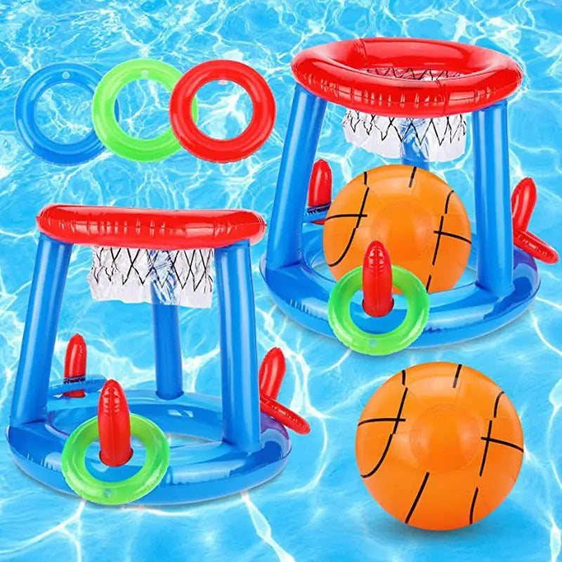 Inflatable Basketball Hoop for Pool Games Outdoors naiveniche