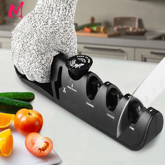 Premium 4-Stage Knife Sharpener with Angle Adjustment naiveniche