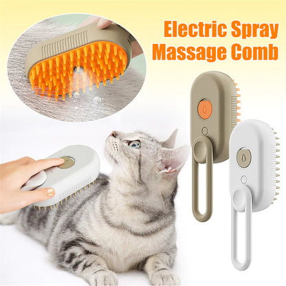 Steam Cleaning/Massaging Brush for Pets naiveniche