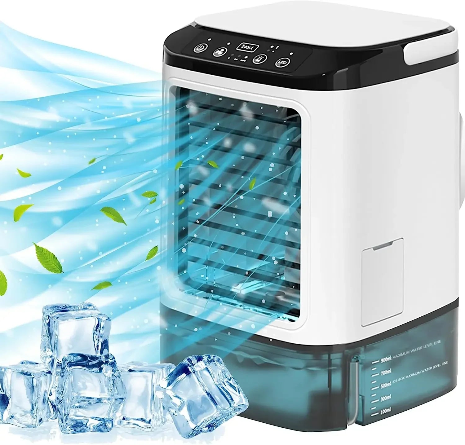 Compact Portable Air Conditioner and Cooler with Night Light naiveniche