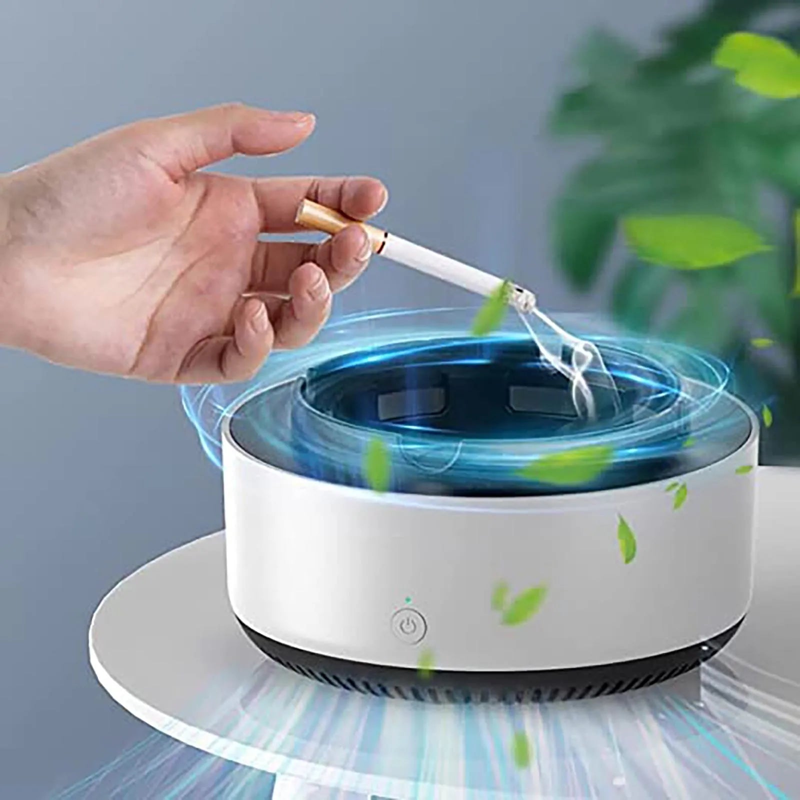 Intelligent ashtray air purifier - Removes secondhand smoke and odors from living rooms and offices