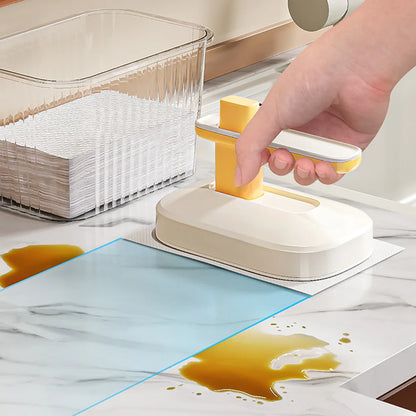 Magic eraser can replace disposable kitchen oil stain remover special cleaning cloth, bathroom lazy cleaning tool cloth - naiveniche