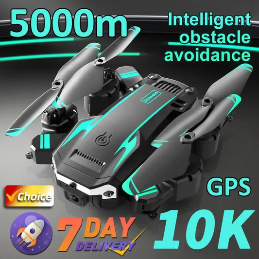 KBDFA New G6 Professional Foldable Quadcopter Aerial Drone S6 HD Camera GPS RC Helicopter FPV WIFI Obstacle Avoidance Toy Gifts - naiveniche