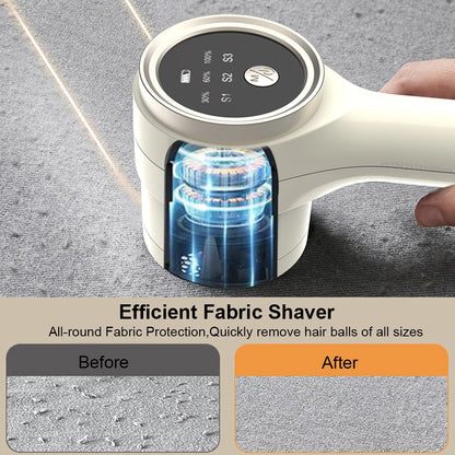 Lint Remover for Clothing: Electric Pellet Fluff Remover with Rechargeable Portable Fabric Hair Ball Shaver, Quickly Removes Lint from Clothes