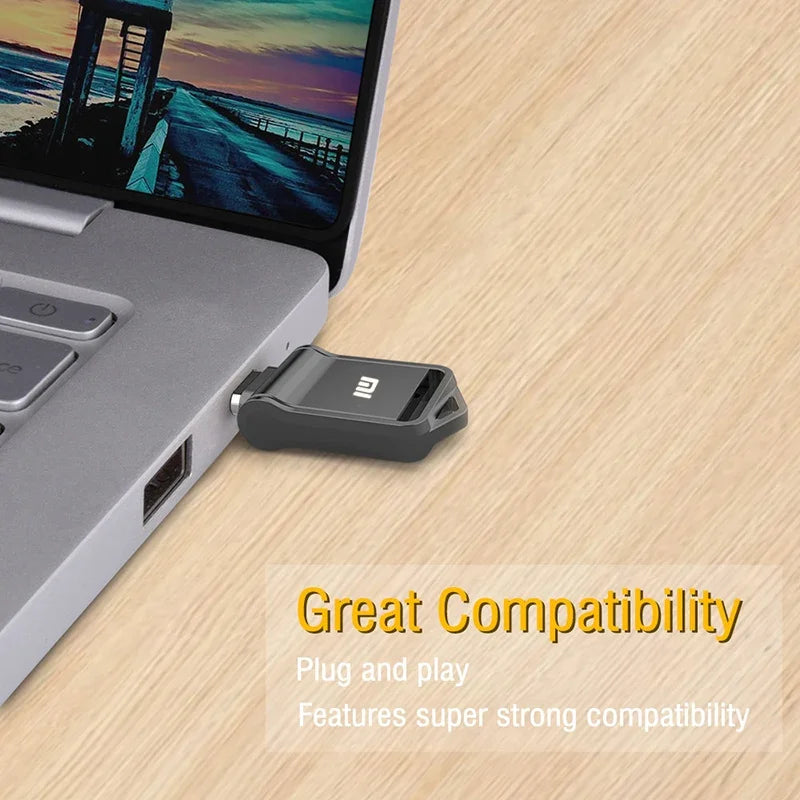 2TB USB flash drive with Type-C interface and dual-use for mobile phone and computer