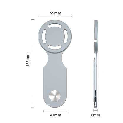 Foldable magnetic phone holder with adjustable bracket for iPhone 14, 13, and 12 featuring a wireless charging function.
