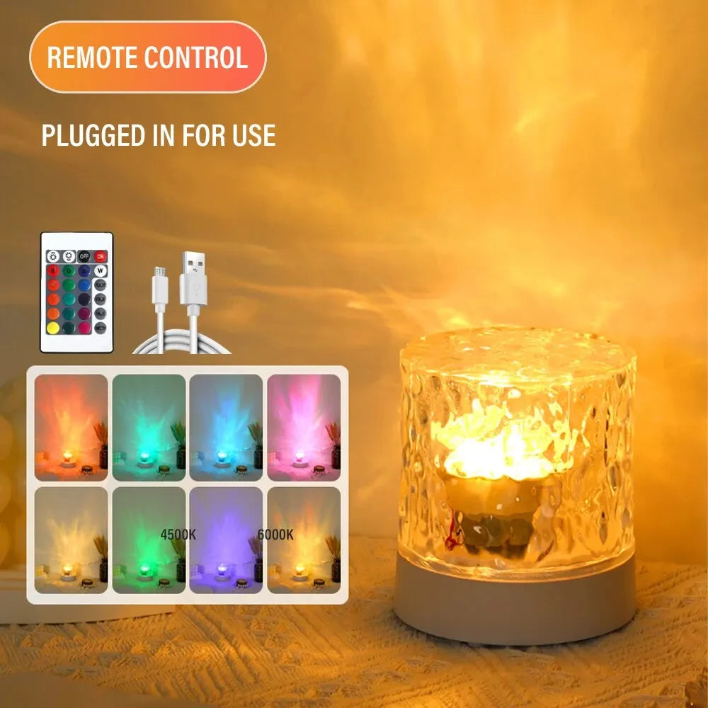 Captivating RGB Ripple Glow Home Decor Light
