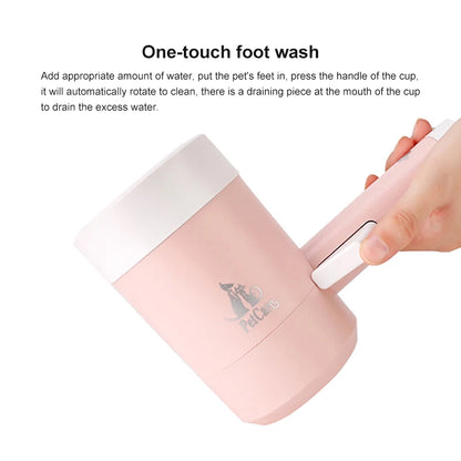Portable Pet Foot Washer Cup Outdoor Travel Automic Puppy Kitten Paw Cleaner Cup Dog Silicone Foot Wash Tool Pet Supplies - naiveniche