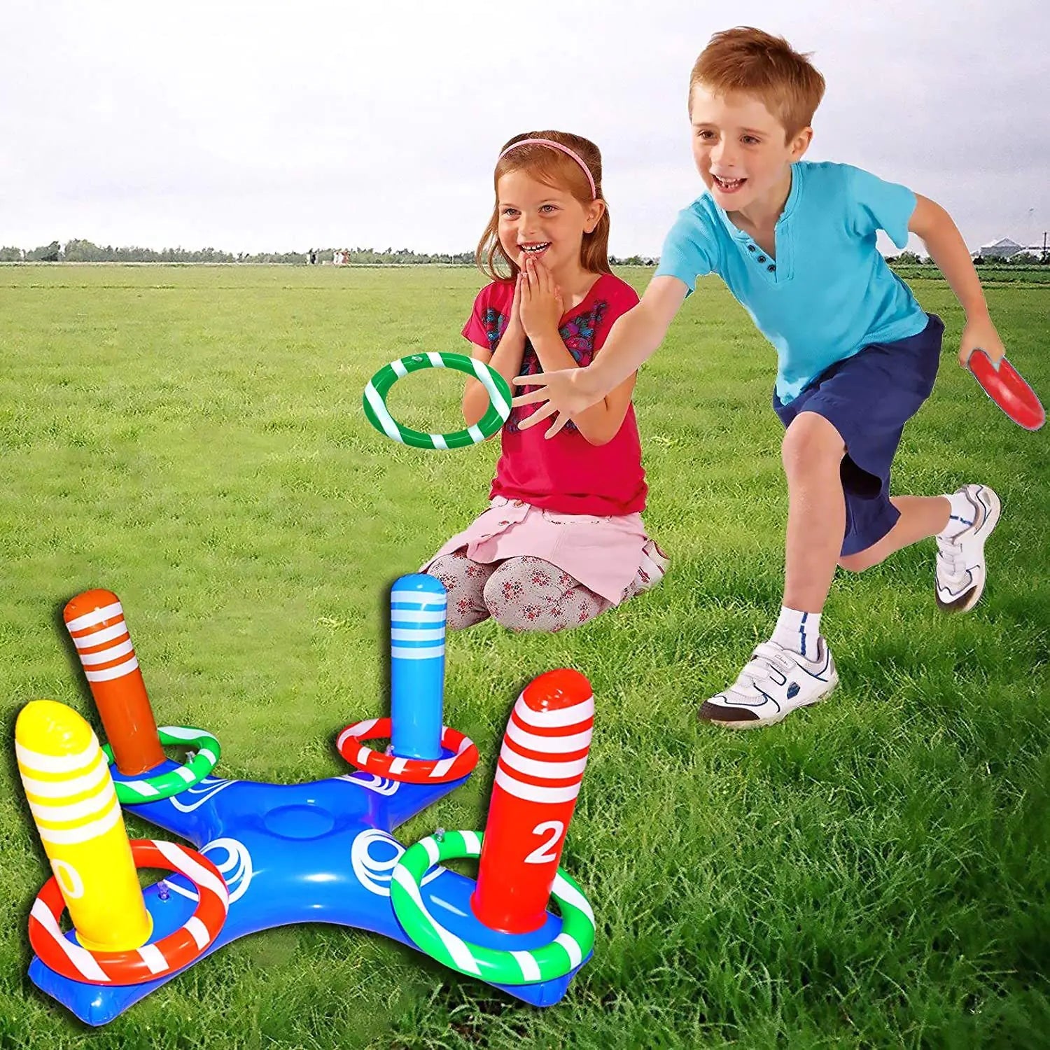 Inflatable Basketball Hoop for Pool Games Outdoors naiveniche