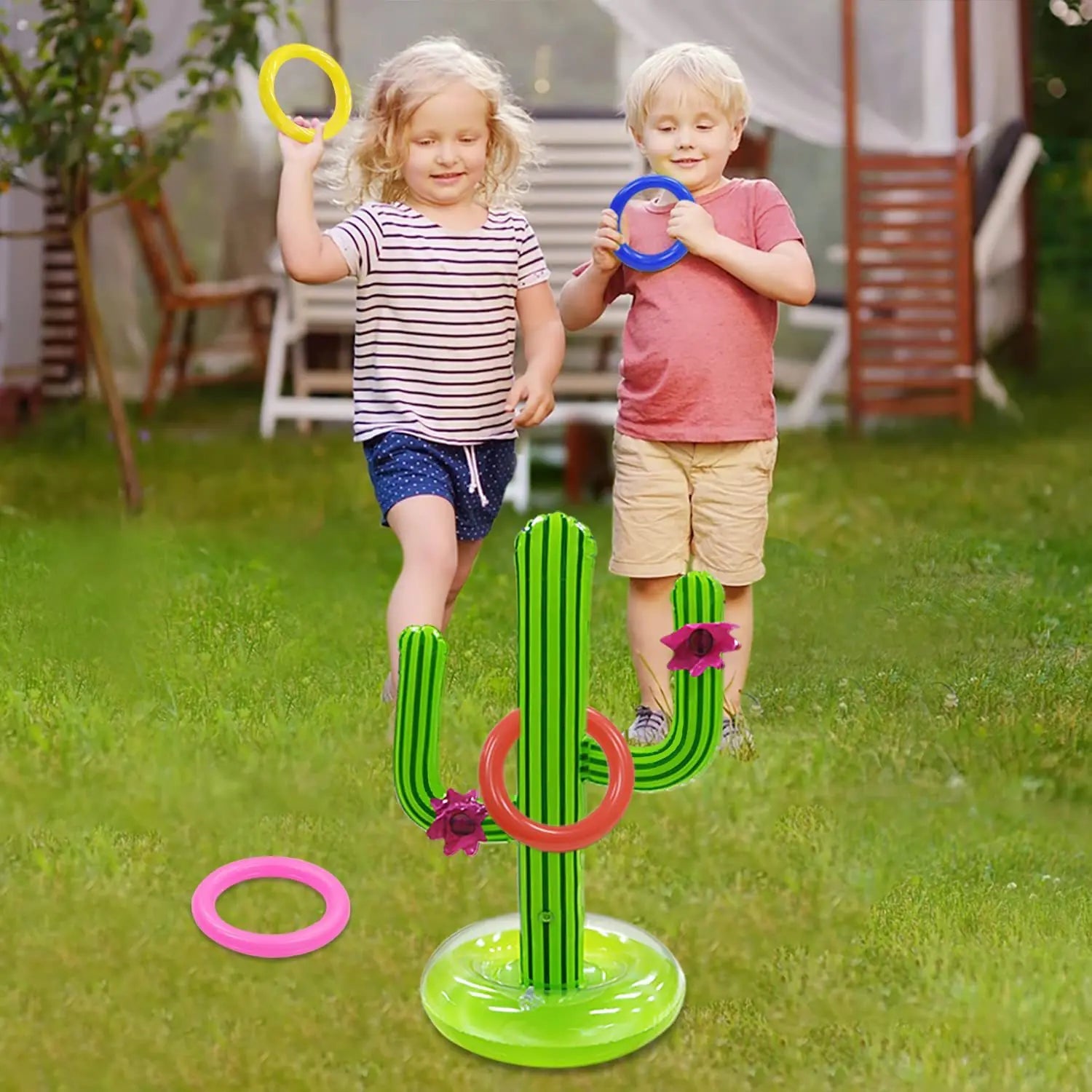 Inflatable Basketball Hoop for Pool Games Outdoors naiveniche