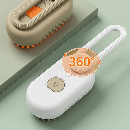 Steam Cleaning/Massaging Brush for Pets naiveniche