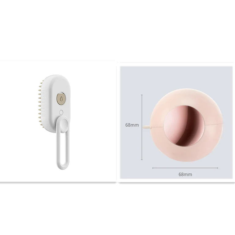 Steam Cleaning/Massaging Brush for Pets naiveniche